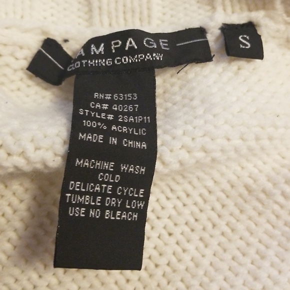 White Rampage Cropped Cardigan - Picture 4 of 4